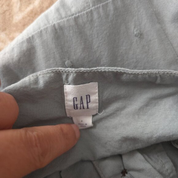 GAP Slate Green Cotton Strappy Dress - Size 4 - Picture 5 of 7